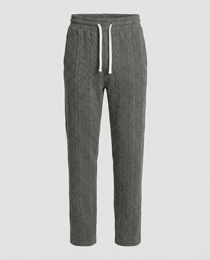 Herren Jogginghose Elastisch Bequem Sportlich Schwarz - Norvielle