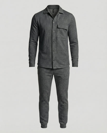 Herren Anzug Modern Streifenmuster Elegant