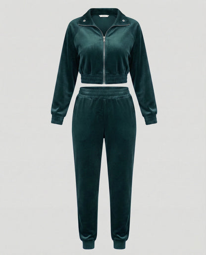 Damen Sportanzug Bequem Modern Freizeit