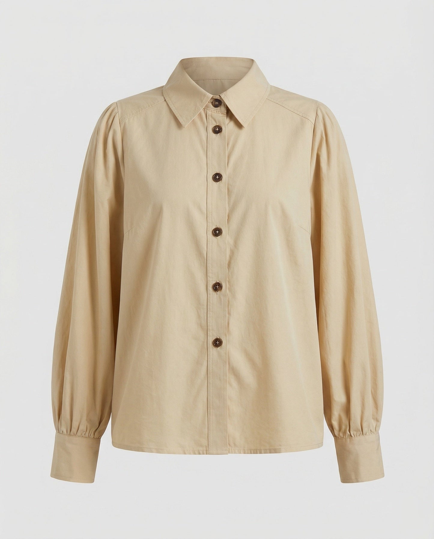 Damen Bluse Puffärmel Elegantes Oberteil