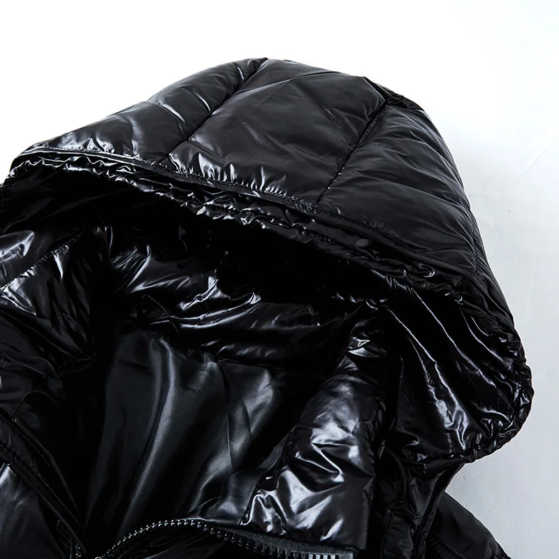 Herren Winterjacke Isoliert Kapuze Reißverschluss