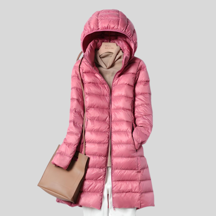 Damen Winterjacke Puffjacke Mit Reissverschluss Warm