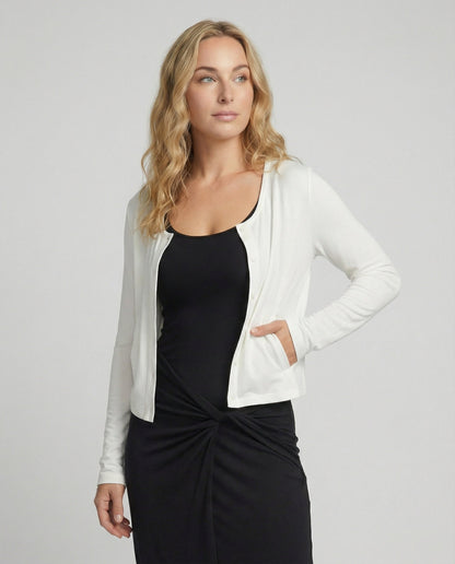 Damen Strickjacke Leicht Langarm Sommerjacke - Norvielle