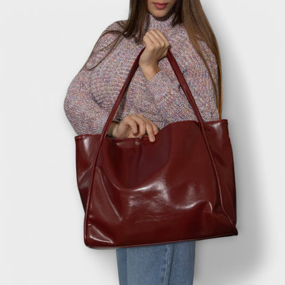 Damen Handtasche Alltag Praktisch Leder