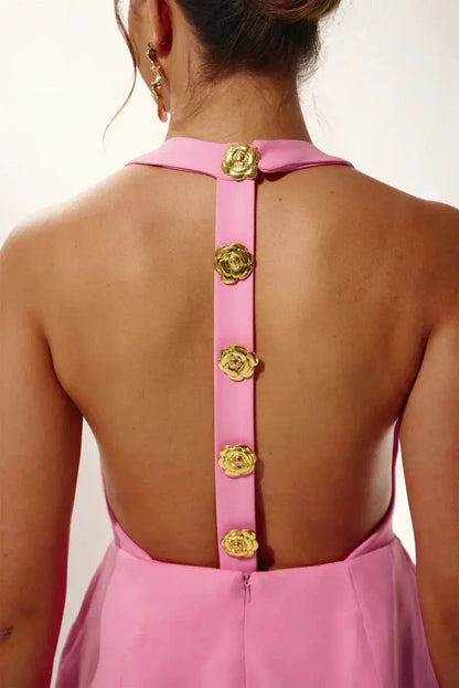 Marlene | Halter Rückenfreies Minikleid Zendoo.de
