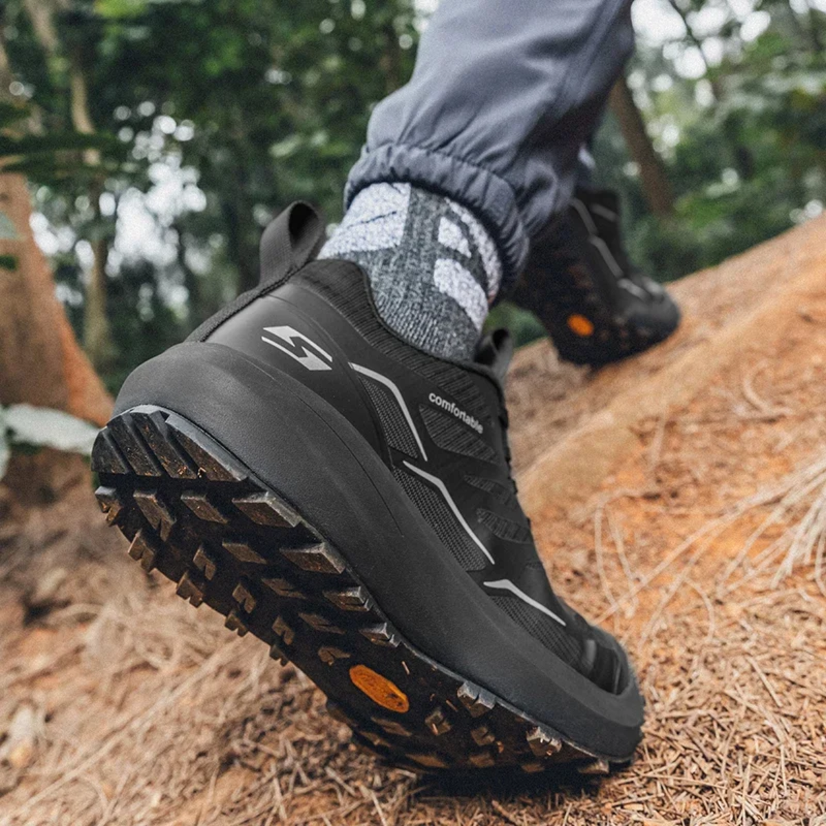 Herren Wanderschuhe Fußgewölbestütze Komfort Laufschuhe wird
