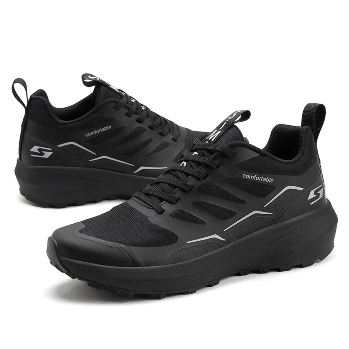 Herren Wanderschuhe Fußgewölbestütze Komfort Laufschuhe wird