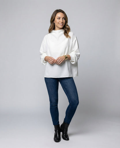 Damen Rollkragenpullover Großes Design - Norvielle