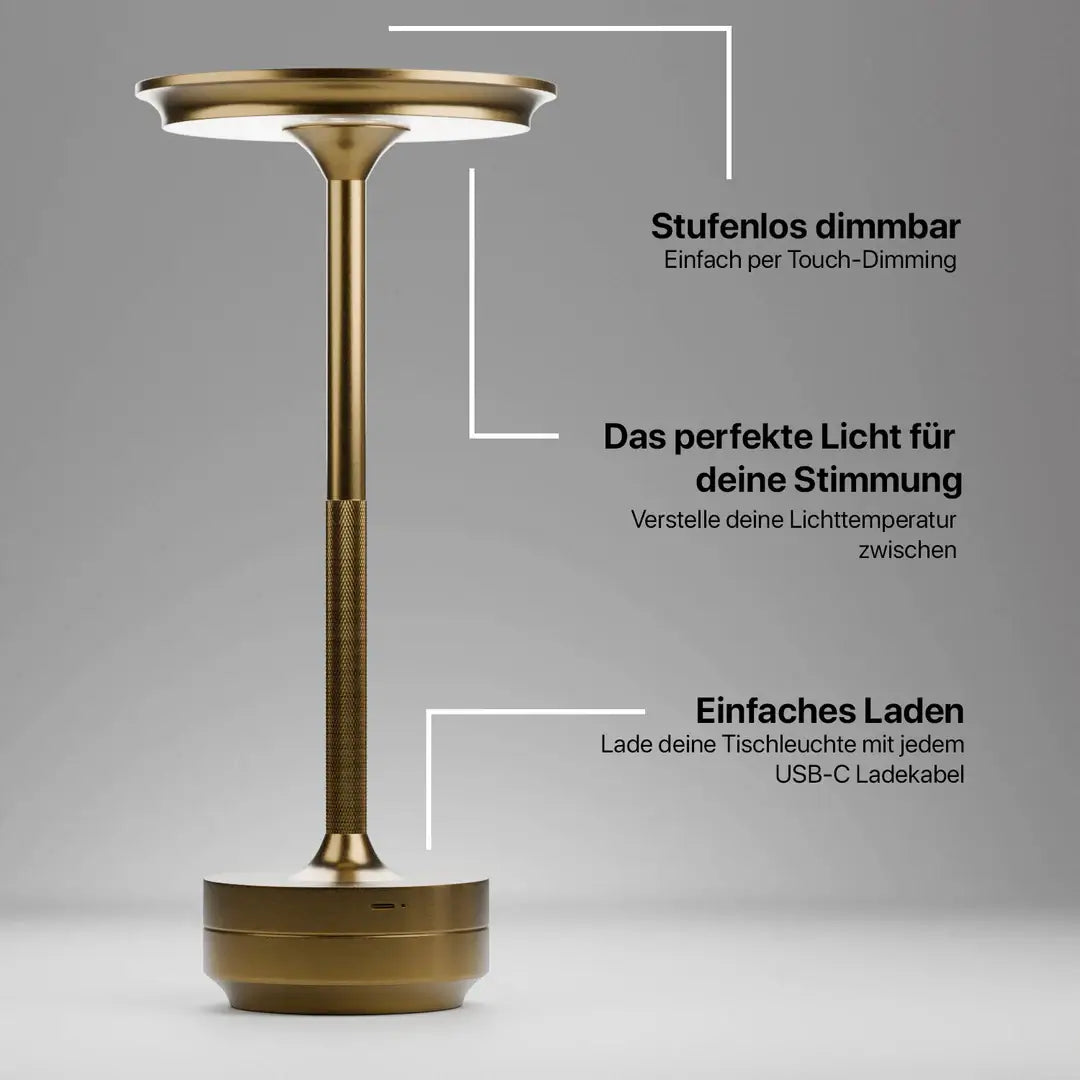 Retro Tischlampe Vintage Stil Modernes Licht