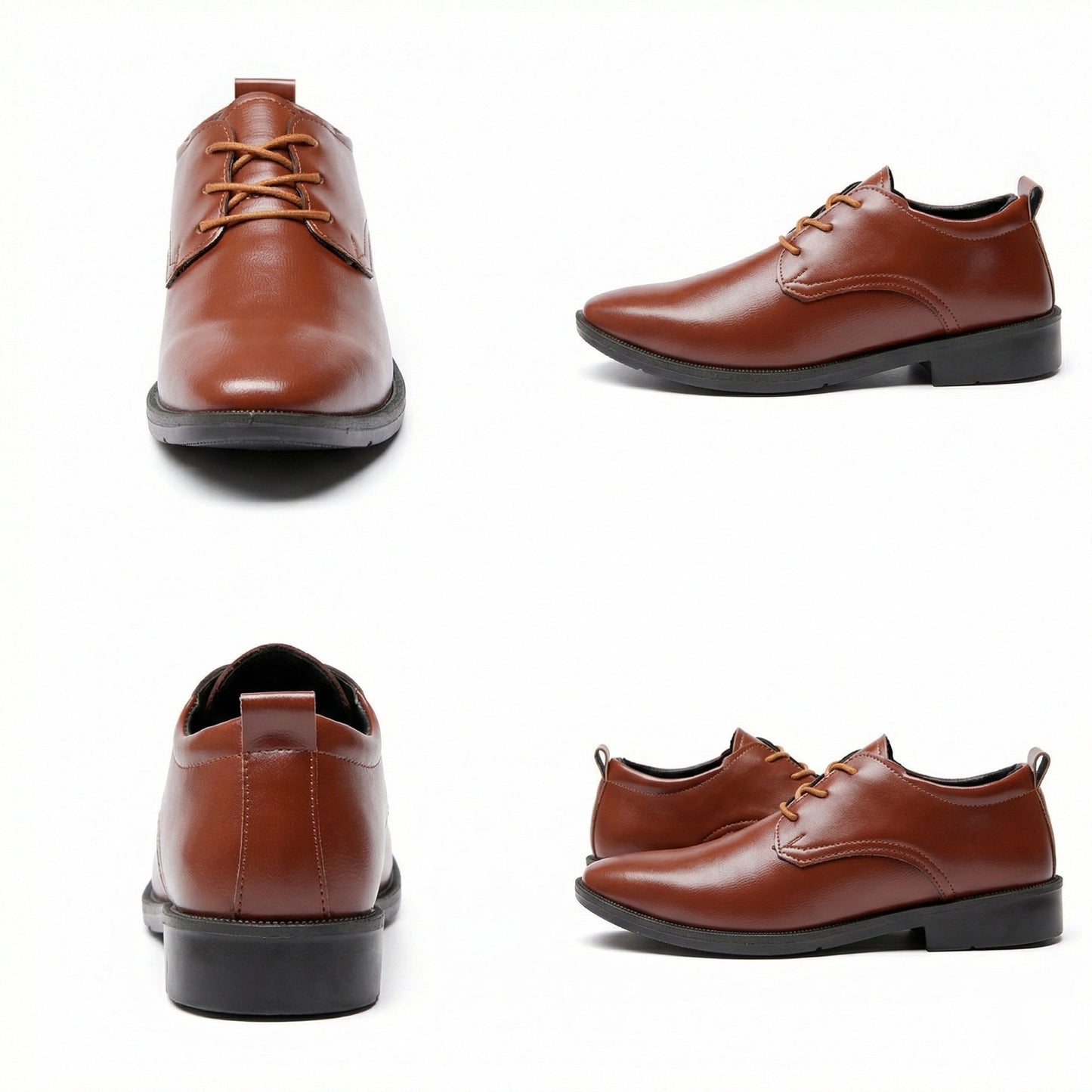 Herren Leder Schnürschuhe Rutschfeste Sohle