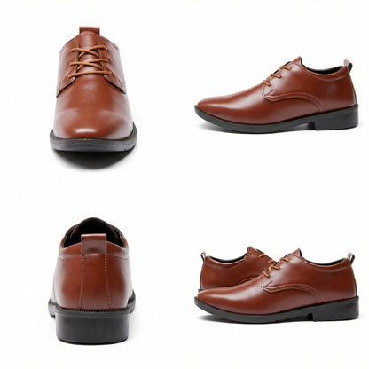 Herren Leder Schnürschuhe Rutschfeste Sohle