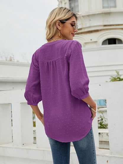Damen Patchwork Bluse Farbenfroh Sommer