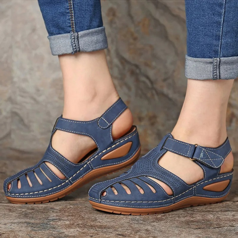 Damen Sandalen Bequem Cutout Frühjahr