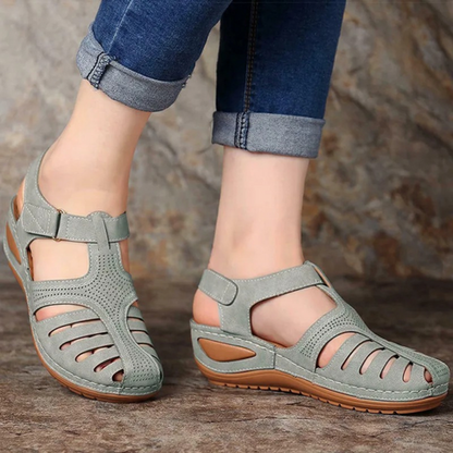Damen Sandalen Bequem Cutout Frühjahr