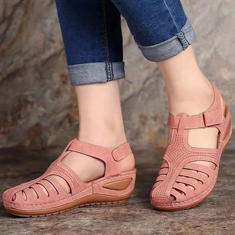 Damen Sandalen Bequem Cutout Frühjahr
