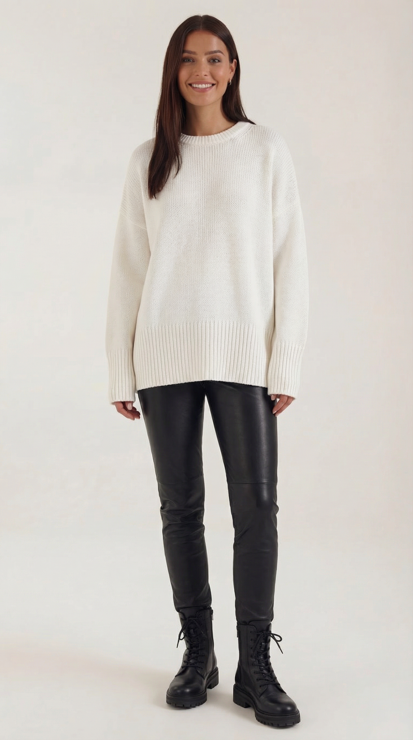 Damen Oversize Strickpullover Große Größen - Norvielle