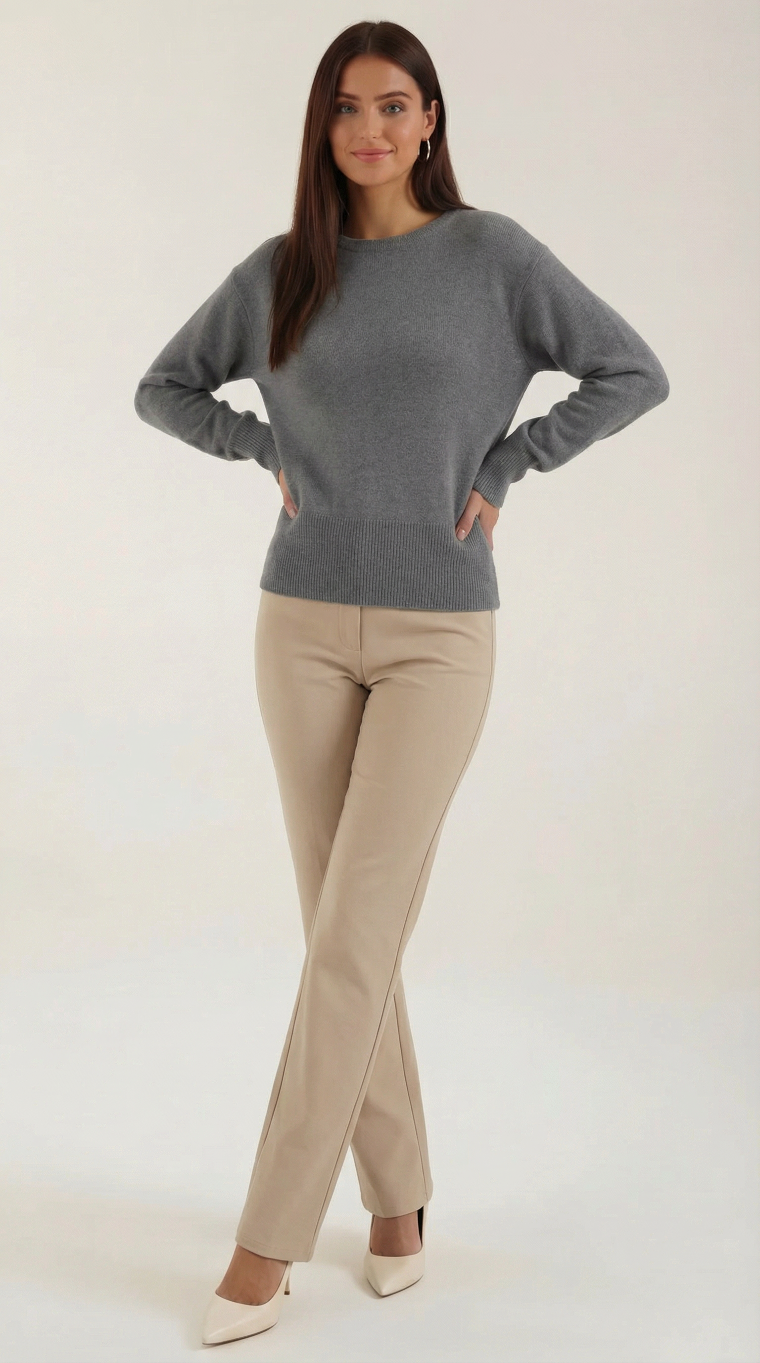 Damen Strickpullover Glitzer Crystal Bauchfrei - Norvielle