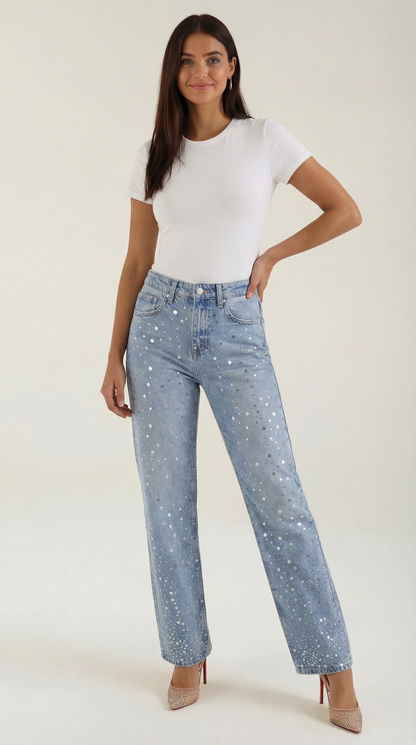 Damen Baggy Jeans Relaxed Fit - Norvielle