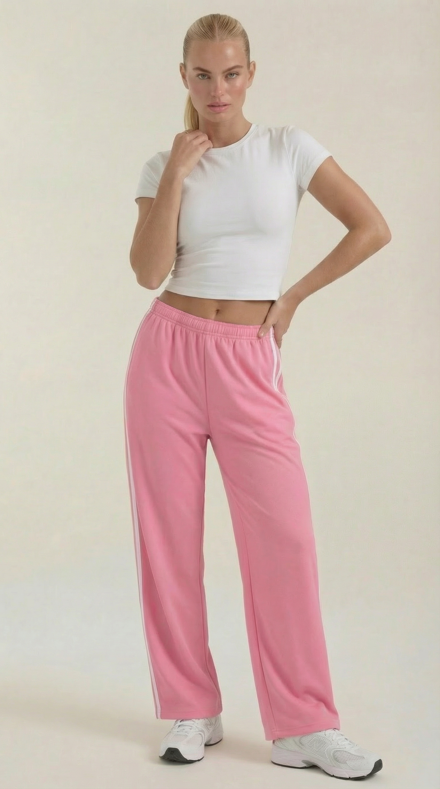 Damen Jogginghose Elastisch Weite Bequem - Norvielle
