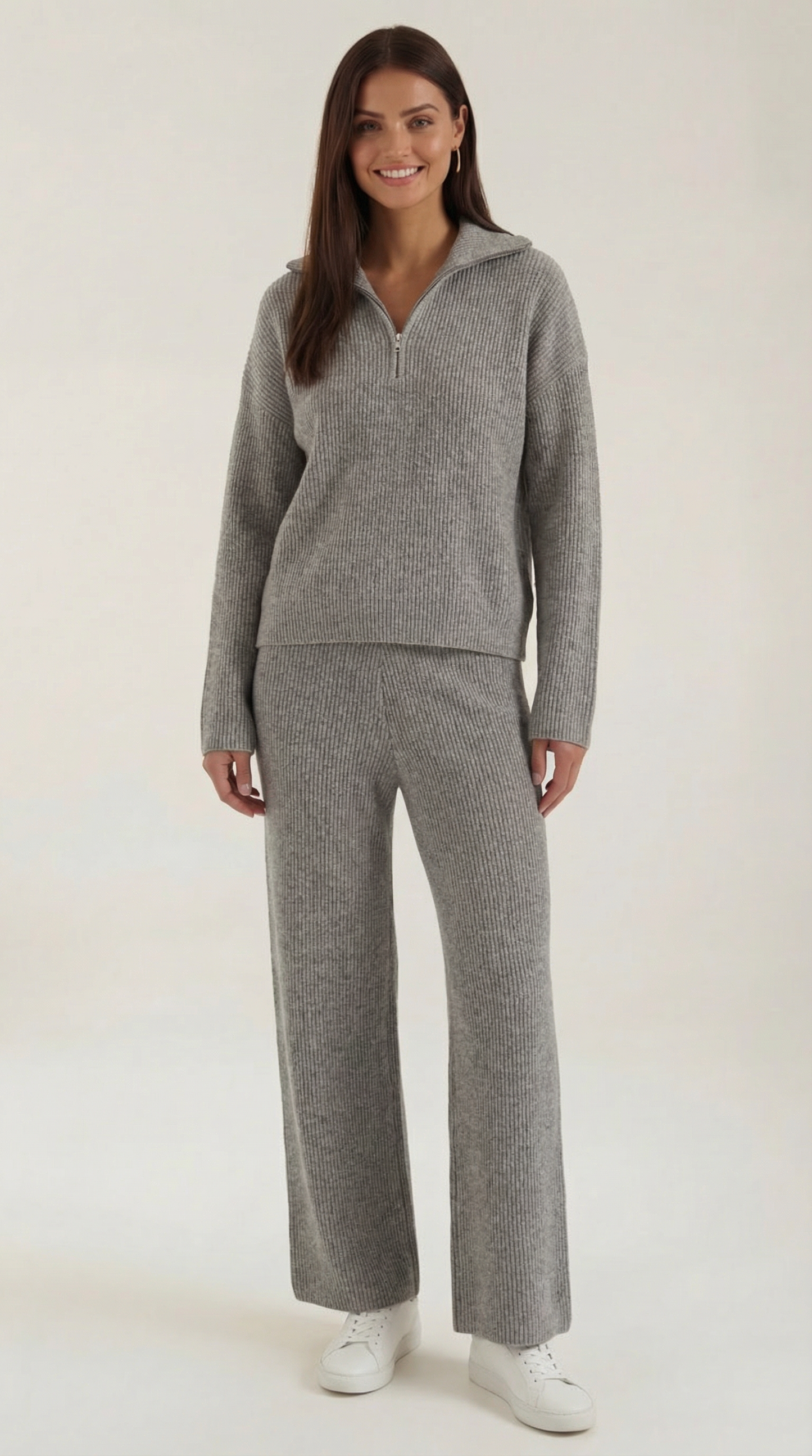 Damen Stricklounge-Set Warm Bequem - Norvielle