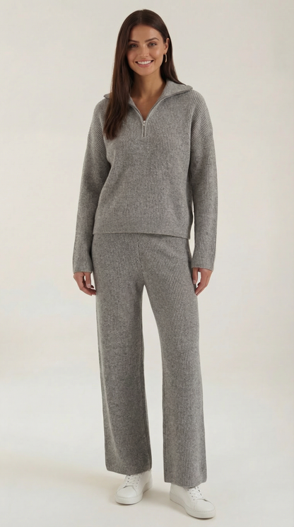 Damen Stricklounge-Set Warm Bequem - Norvielle