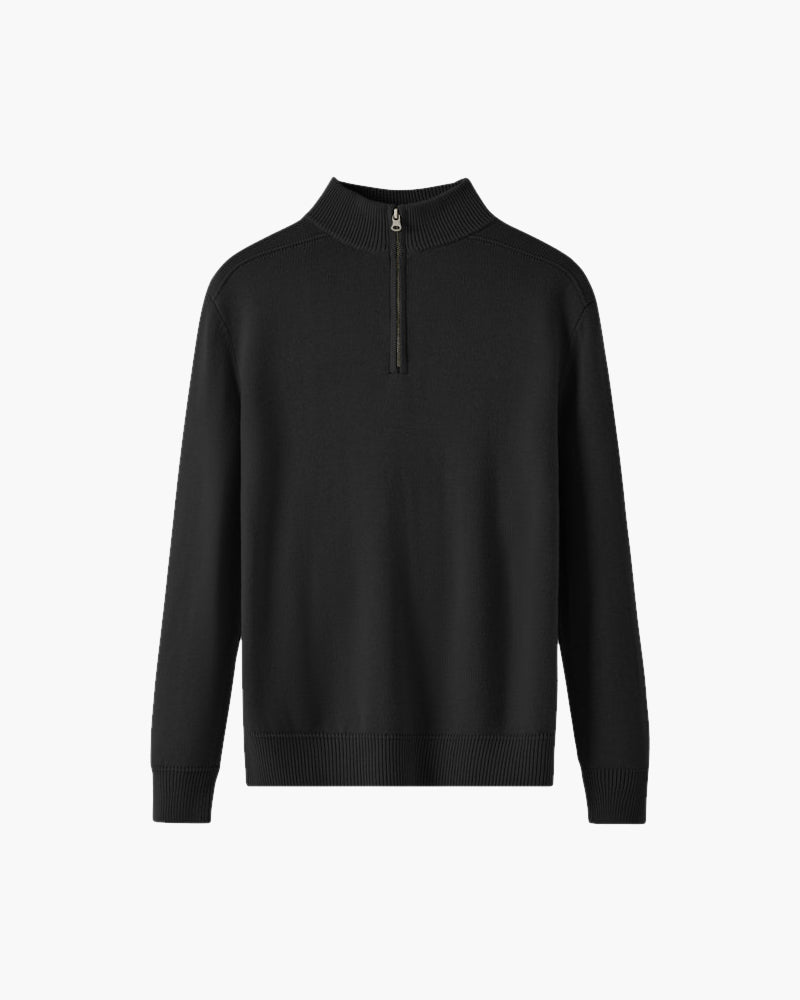 Herren Pullover Merinowolle Warm Stehkragen
