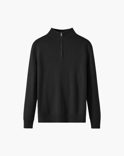 Herren Pullover Merinowolle Warm Stehkragen