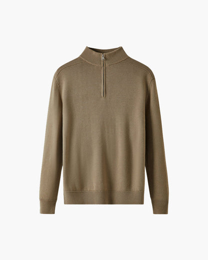 Herren Pullover Merinowolle Warm Stehkragen