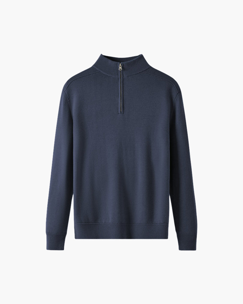 Herren Pullover Merinowolle Warm Stehkragen