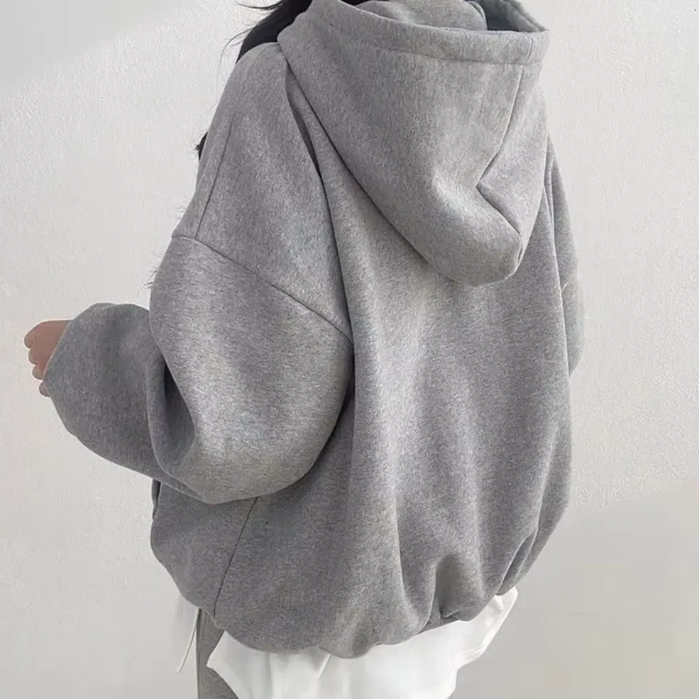 Damen Herren Fleece Hoodie Warm Gefüttert - Norvielle