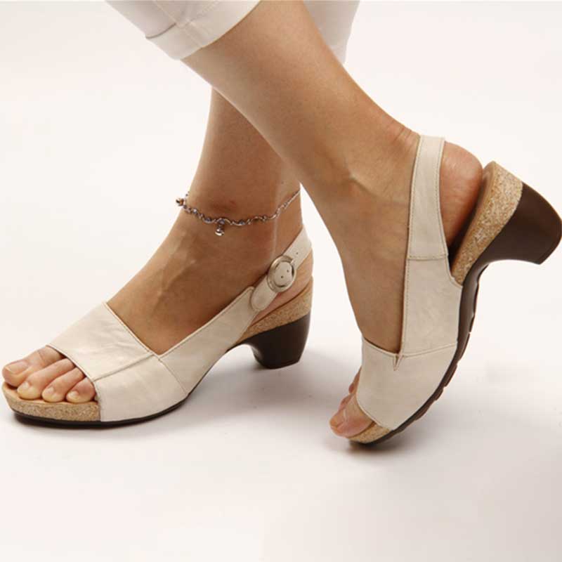Damen Orthopädische Sandalen Mit Absatz Bequem