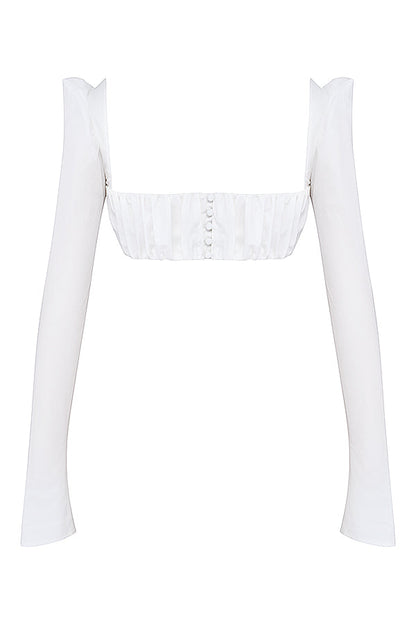 Damen Puffärmel Mit Schleife