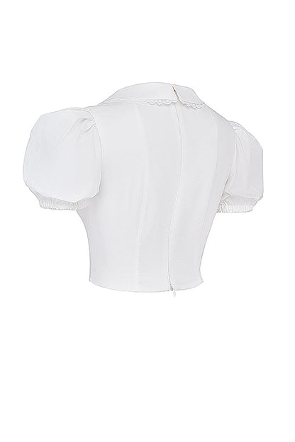 Damen Korsett- mit Puffärmeln Elegant