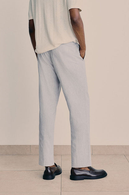 Herren Slim-Fit-Hose mit Kordelzug Bequem