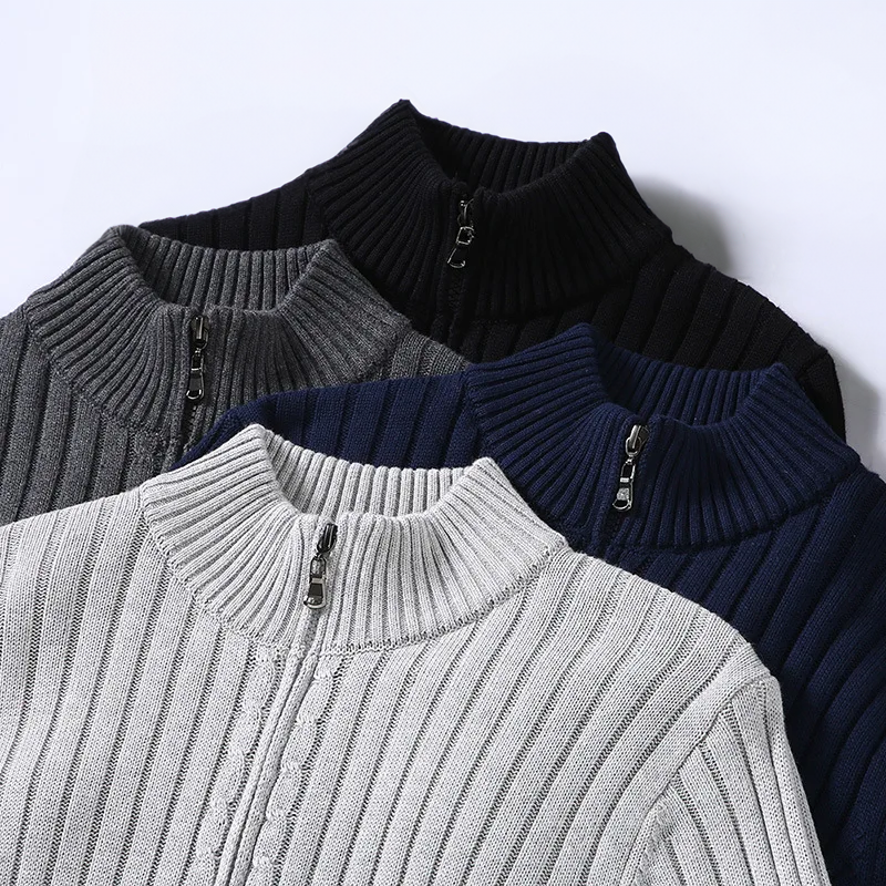 Männer Rollkragenpullover Merino Klassisch Warm