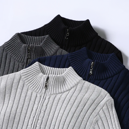 Männer Rollkragenpullover Merino Klassisch Warm