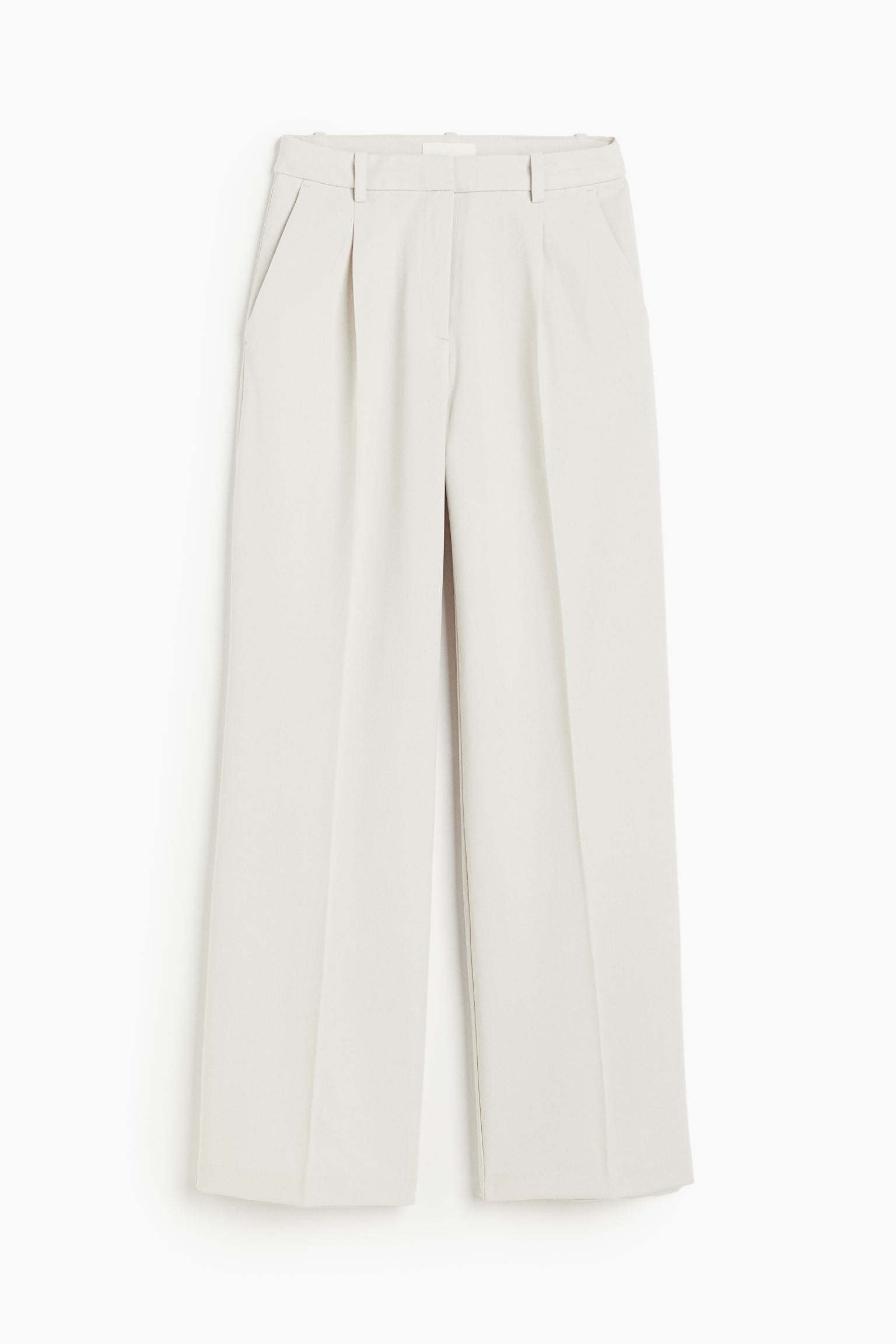 Damenhose Weit Bequem Bundfalten Gerader Schnitt - Norvielle