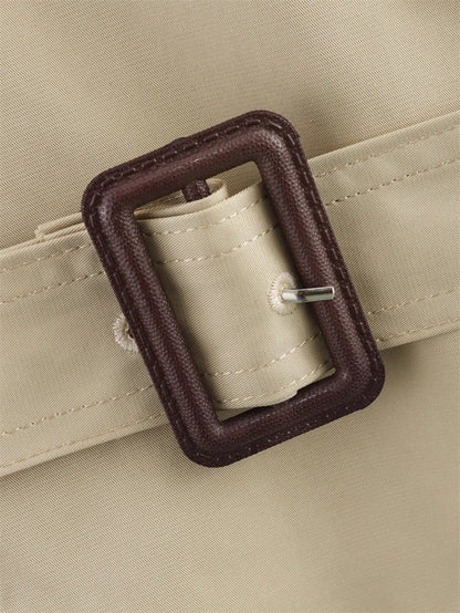Damen Trenchcoat Kurzmantel Wasserabweisend