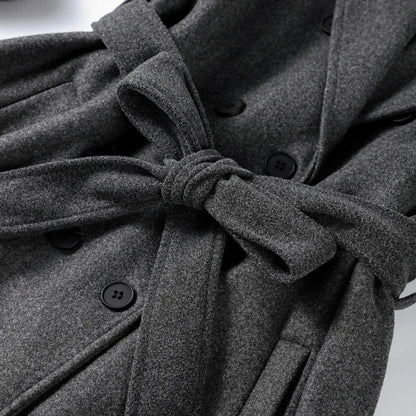 Damen Wintermantel Elegant Lang