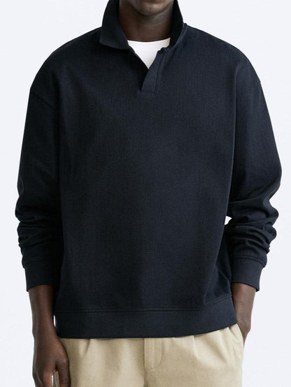 r Pullover mit Polokragen Eleganter Stil