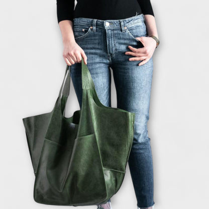 Damen Großtasche Klassisch Leder