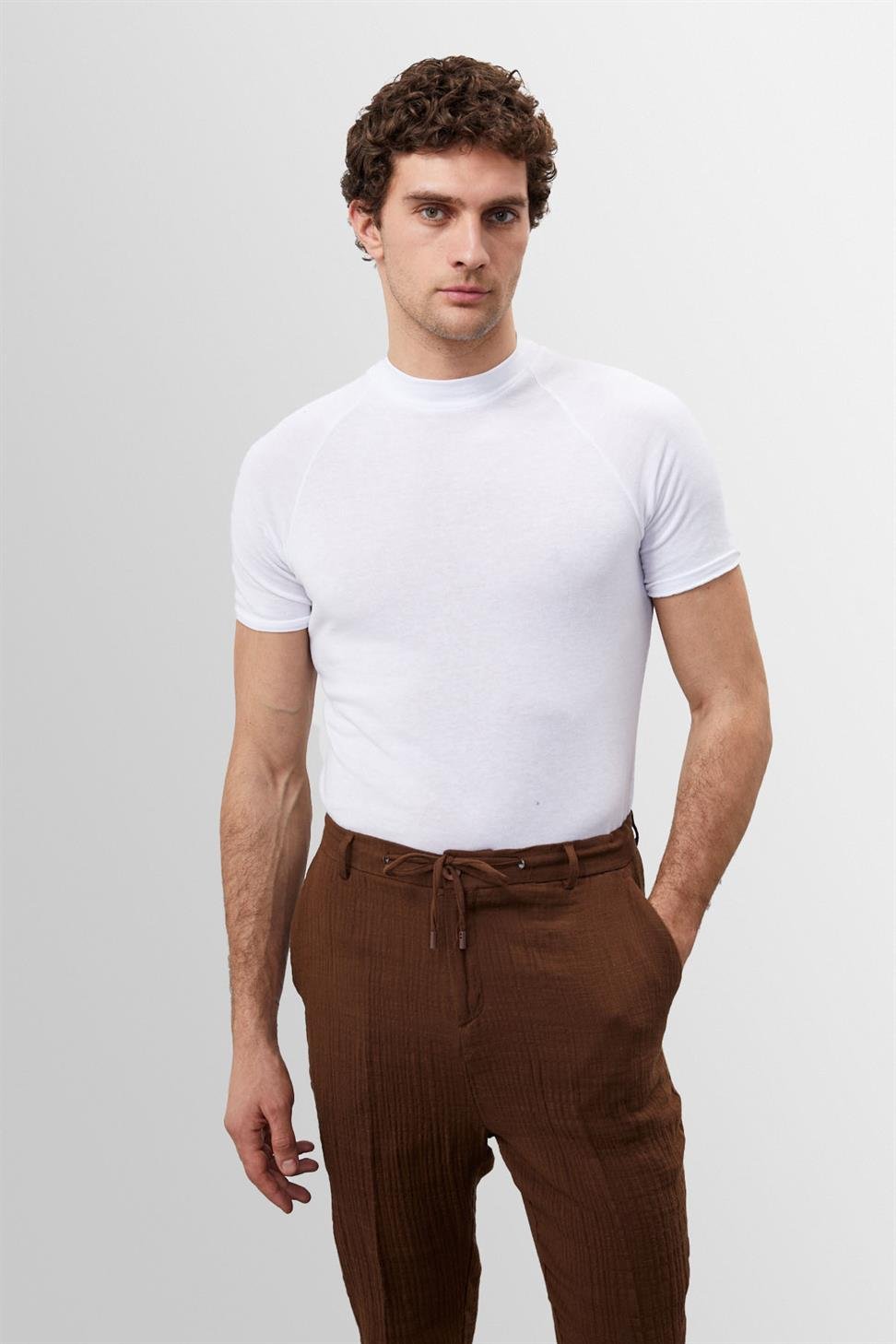 Herren Slim-Fit T-Shirt Klassisch