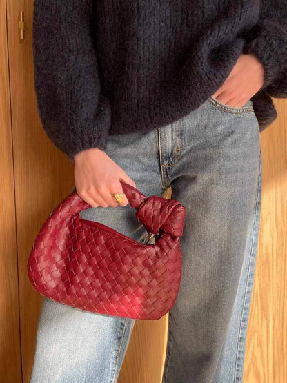 Geflochtene Damen Mini Handtasche Boho Stil