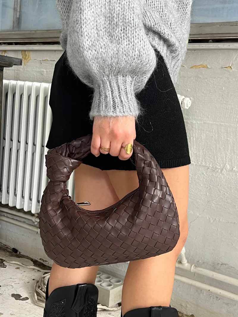 Geflochtene Damen Mini Handtasche Boho Stil