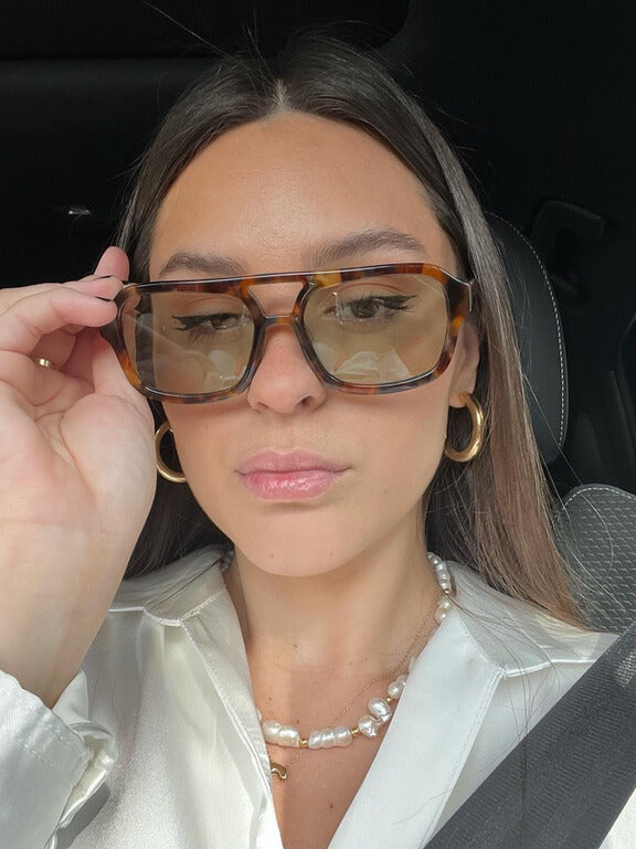 Damen Sonnenbrille Spiegelglas Trend