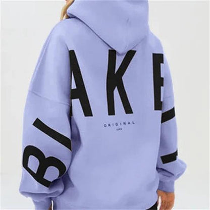 Oversized Sweatshirt Damen Groß Modern
