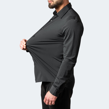 Herren Komfort-Hemd aus Stretch-Material Knitterfrei Modern