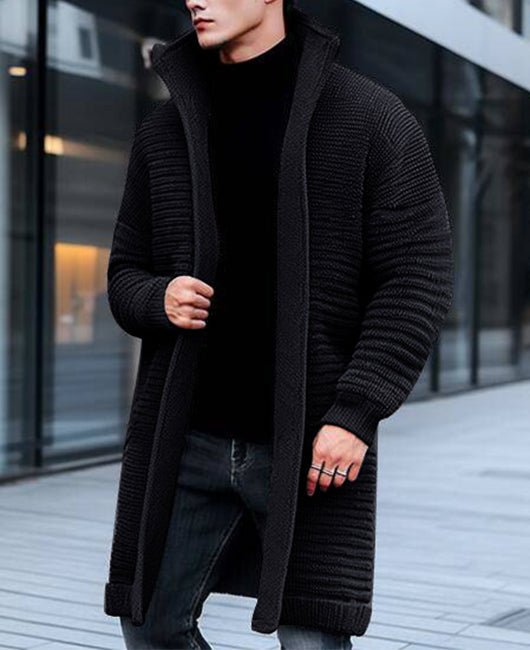 Damen Strickjacke Oversized Warm Lang