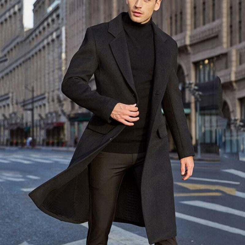 Herren Wintermantel Warm Elegant