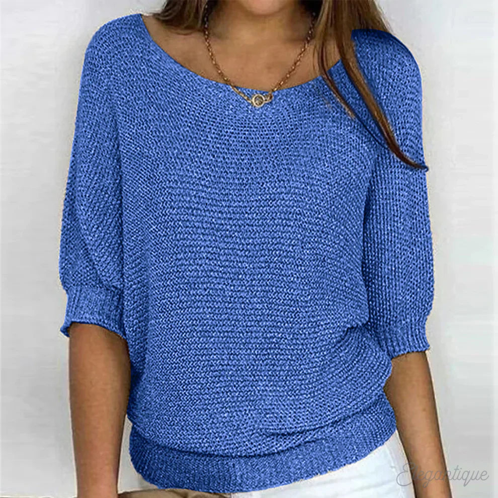 Damen Pullover Elegantes Design Weich